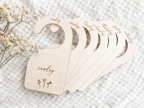 Days of the Week Closet Dividers - Charlie + Pine