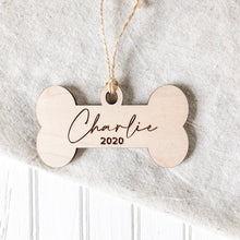 Load image into Gallery viewer, Personalized Dog Ornament - Charlie + Pine
