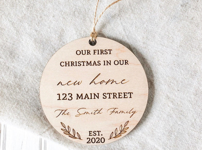 New Home Christmas Ornament - Charlie + Pine