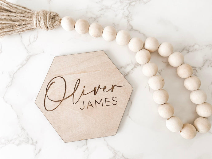 Baby Name Signs for Nursery - Charlie + Pine