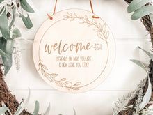 Load image into Gallery viewer, Welcome Ish Front Door Sign - Charlie + Pine
