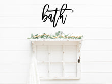 Load image into Gallery viewer, Wood Bath Sign - Charlie + Pine
